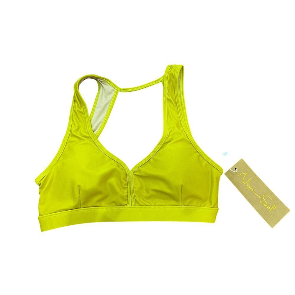 NWT Niyama Sol Chartreuse Eclipse bra yellow mustard activewear yoga sz XS